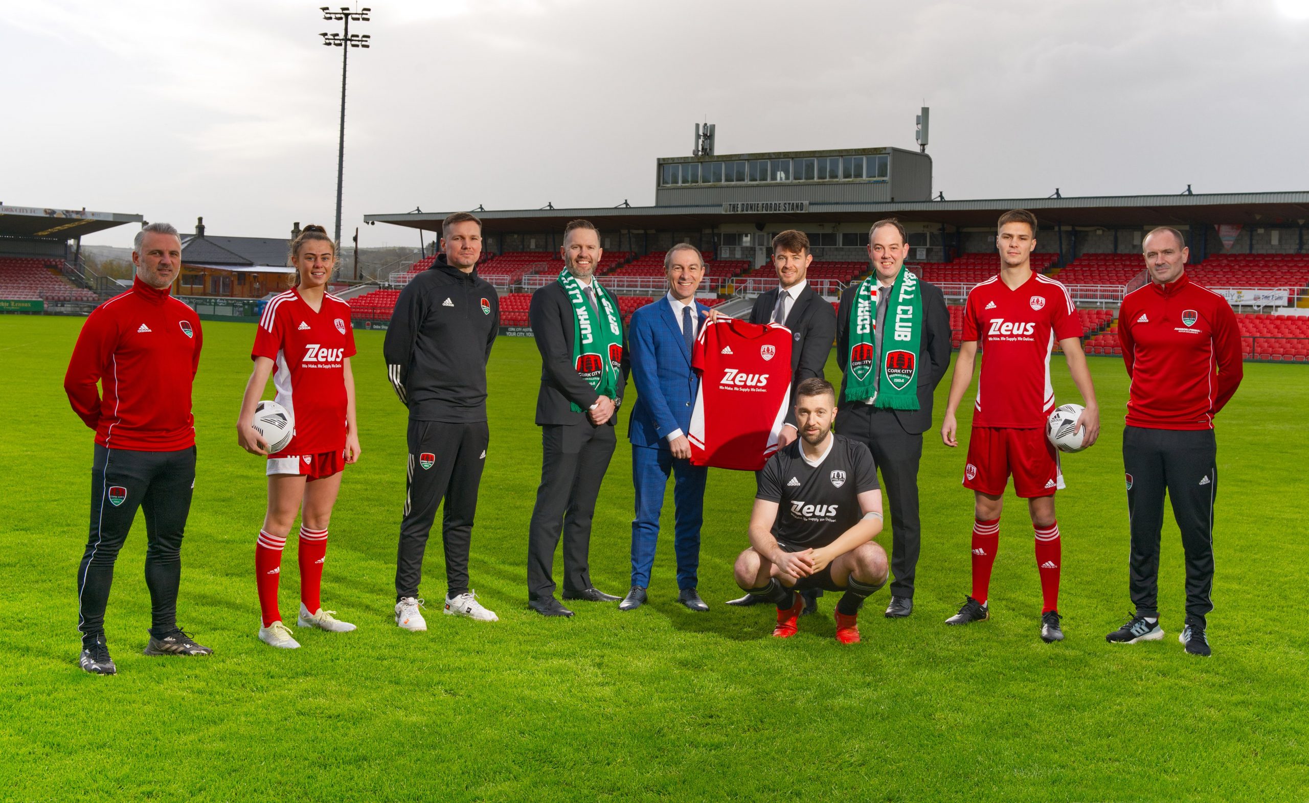Zeus Packaging announced as front of shirt sponsor for Cork City FC