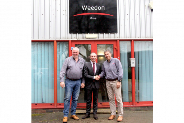 Picture of John Weedon, Managing Director at Weedon; Brian O’Sullivan, Founder & Owner of Zeus; Peter Weedon, Operations Director at Weedon