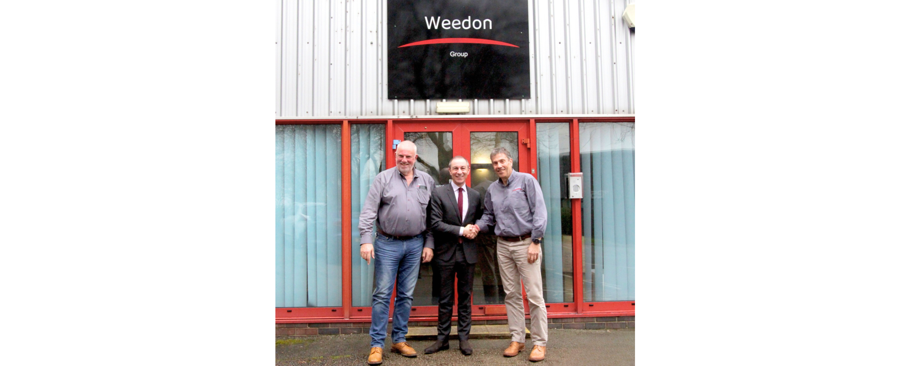 Picture of John Weedon, Managing Director at Weedon; Brian O’Sullivan, Founder & Owner of Zeus; Peter Weedon, Operations Director at Weedon